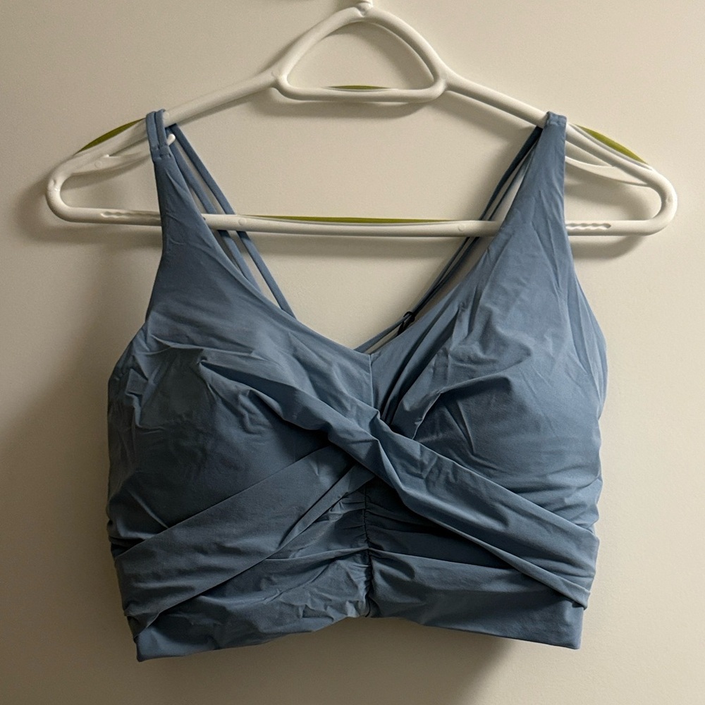 Knix Sky Blue Strappy Sports Bra